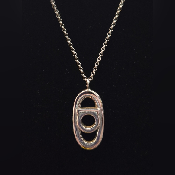 Salvatore Ferragamo Gancini Pendant Necklace - Picture 8 of 13
